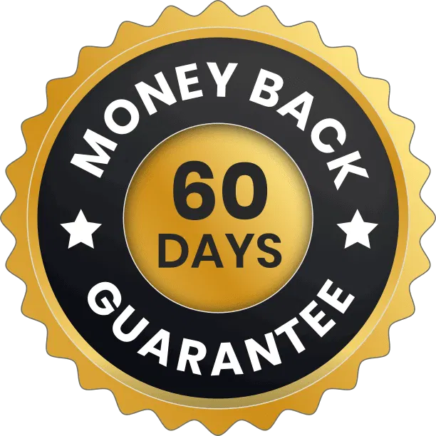 Gold guarantee badge indicating 100 percent satisfaction and money back policy